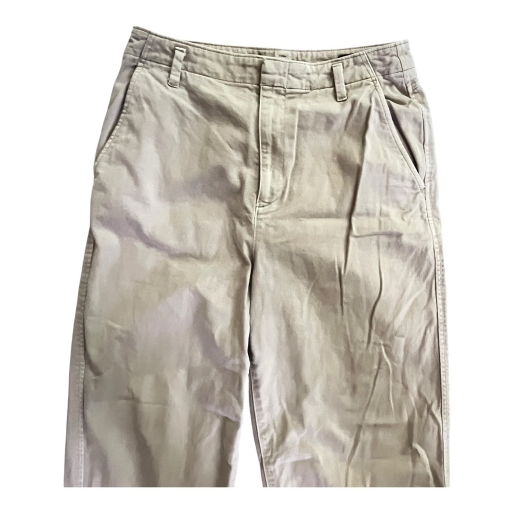 Gap Women’s Size 6 TALL wide leg Loose Khaki Pants - Picture 2 of 7
